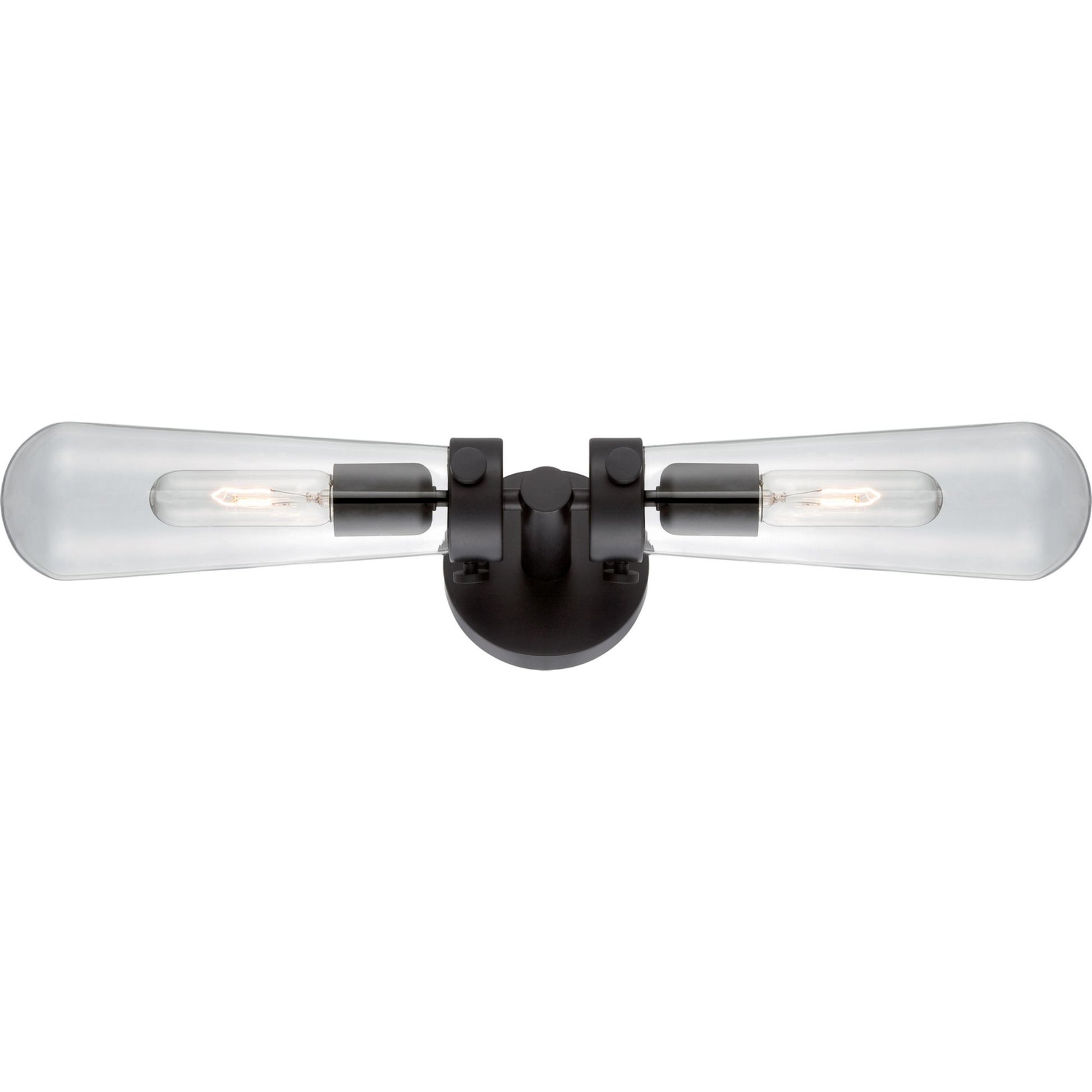 Beaker 24" 2-Light Wall Sconce, Aged Bronze Finish - Bees Lighting