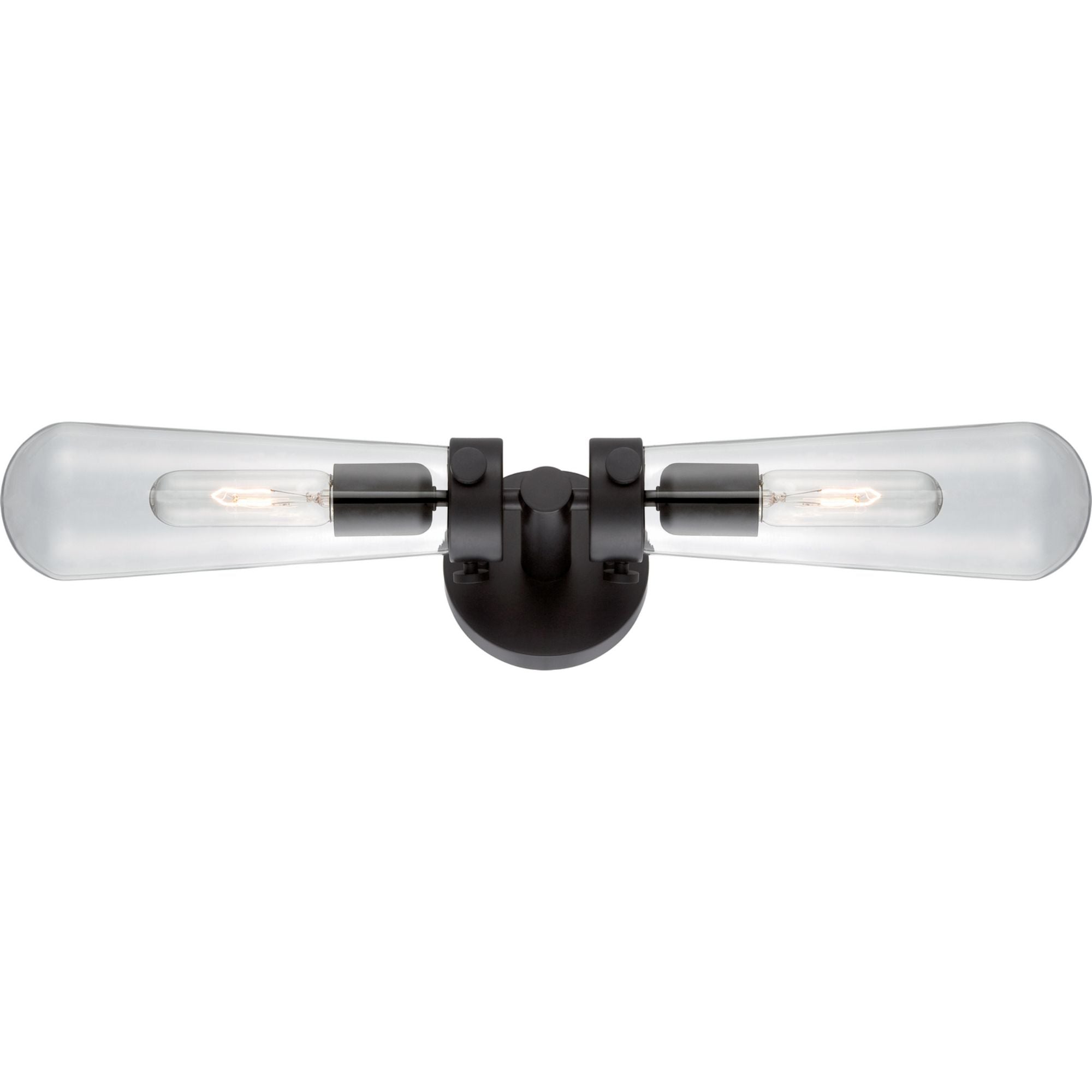 Beaker 24" 2-Light Wall Sconce, Aged Bronze Finish - Bees Lighting