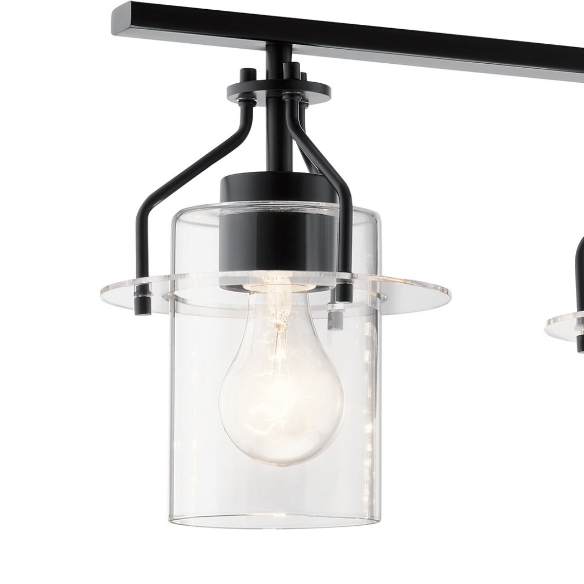 Everett 34 in. 4 Lights Vanity Light Black finish - Bees Lighting
