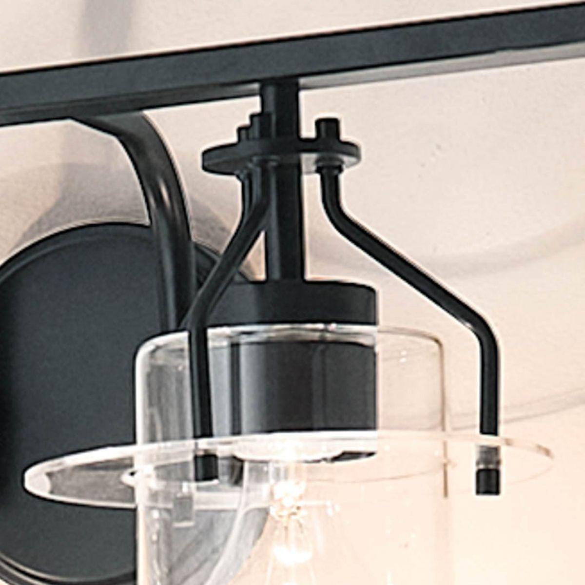 Everett 34 in. 4 Lights Vanity Light Black finish - Bees Lighting