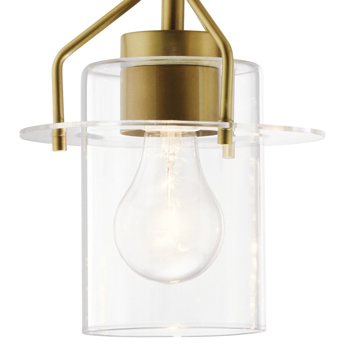 Everett 34 in. 4 Lights Vanity Light Brushed Brass finish - Bees Lighting