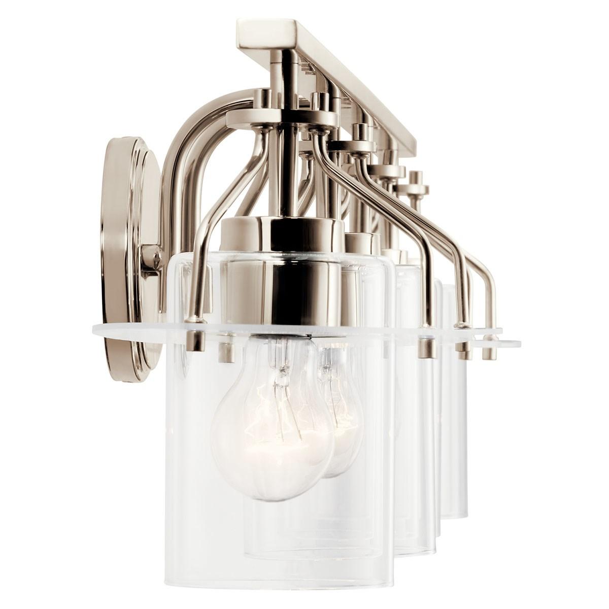 Everett 34 in. 4 Lights Vanity Light Nickel Finish - Bees Lighting