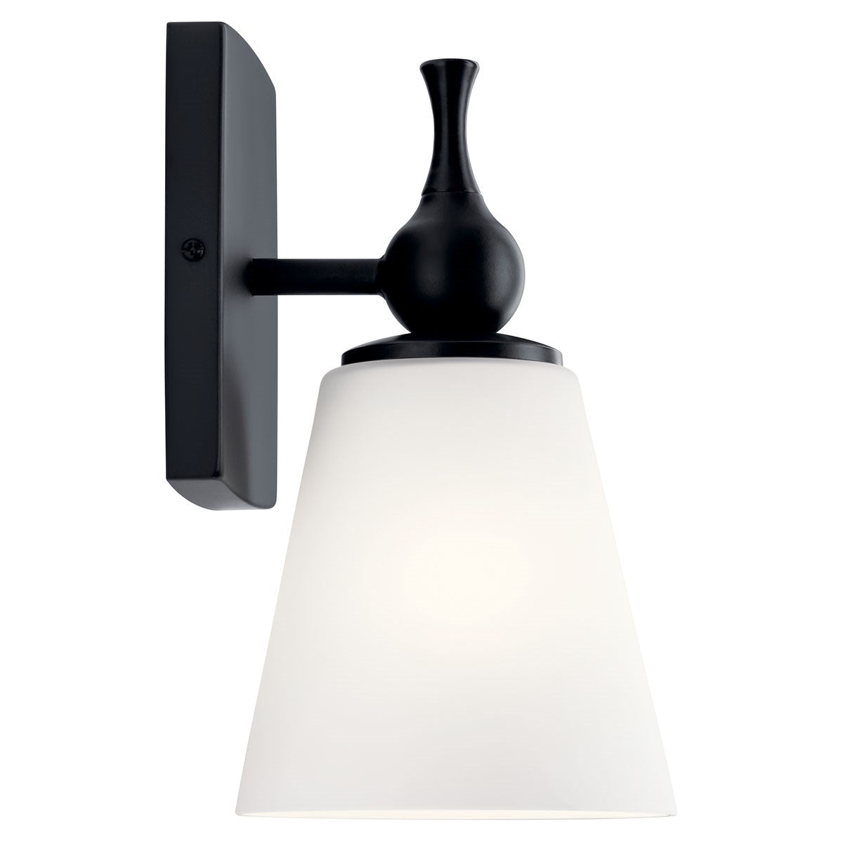 Cosabella 11 in. Armed Sconce Black Finish - Bees Lighting