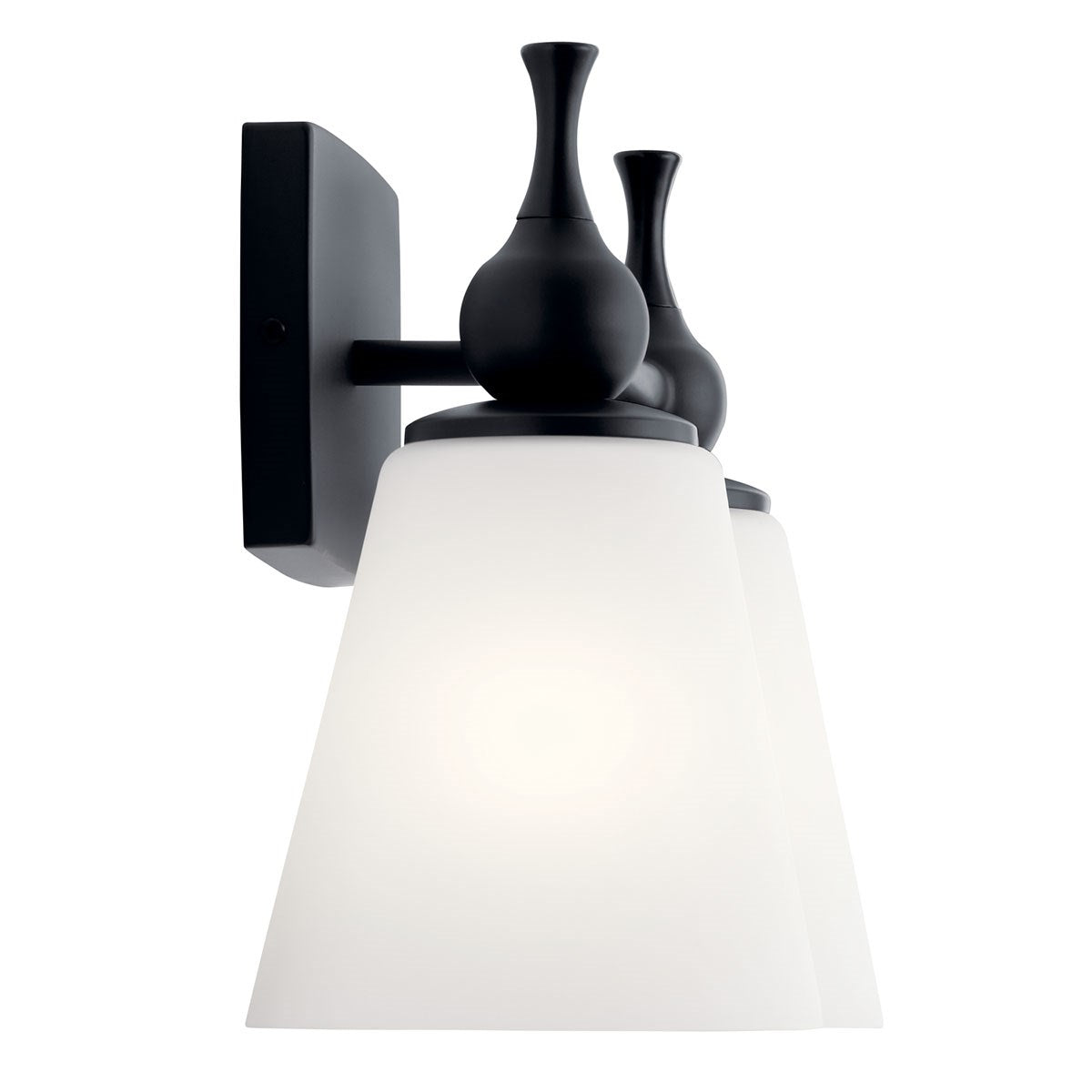 Cosabella 15 in. 2 Lights Vanity Light Black Finish - Bees Lighting