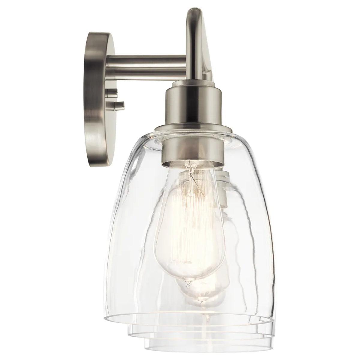 Meller 24 In 3-Lights Bathroom Vanity Light, Brushed Nickel Finish - Bees Lighting