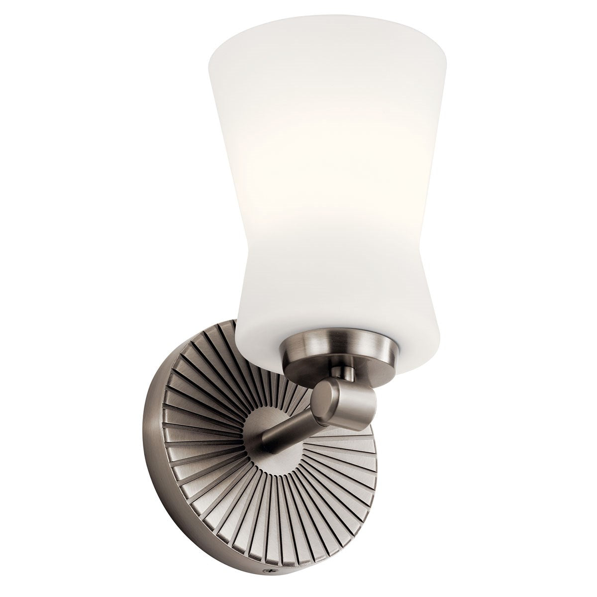 Brianne 10 in. Armed Sconce Gray Finish - Bees Lighting