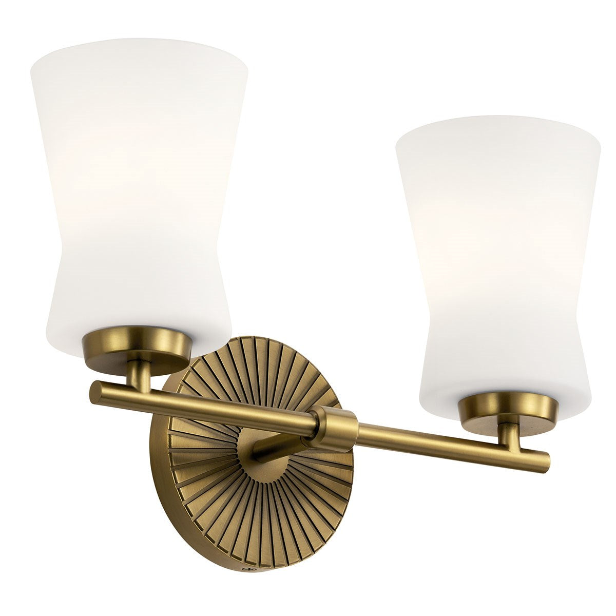 Brianne 15 in. 2 Lights Vanity Light Brass Finish - Bees Lighting