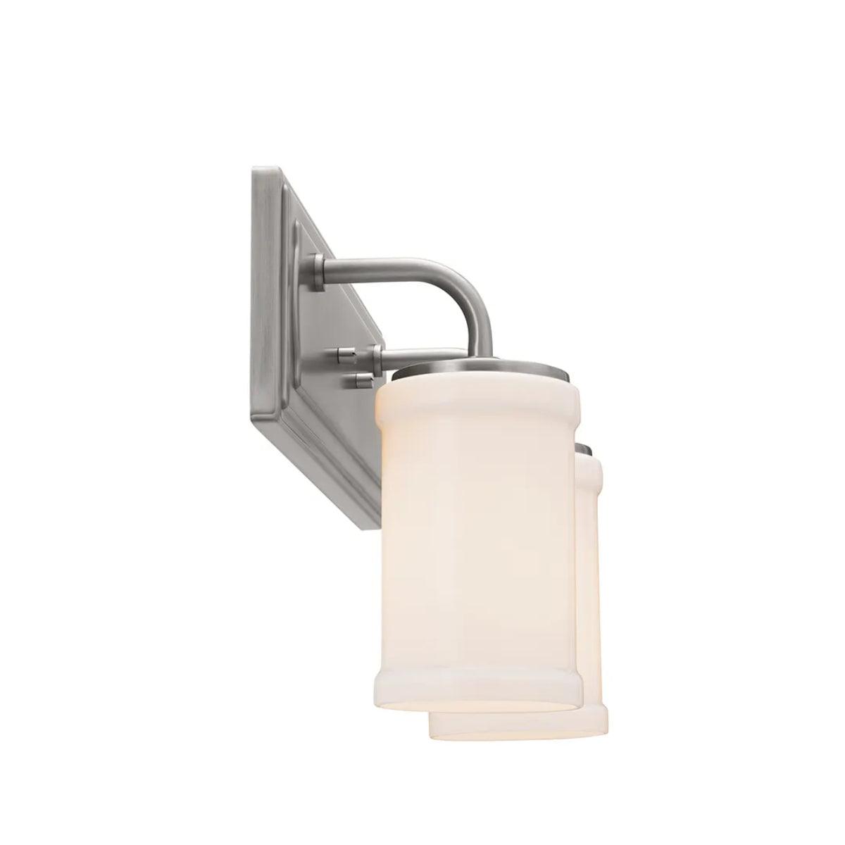 Vetivene 15 In 2-Lights Bathroom Vanity Light, Classic Pewter Finish - Bees Lighting
