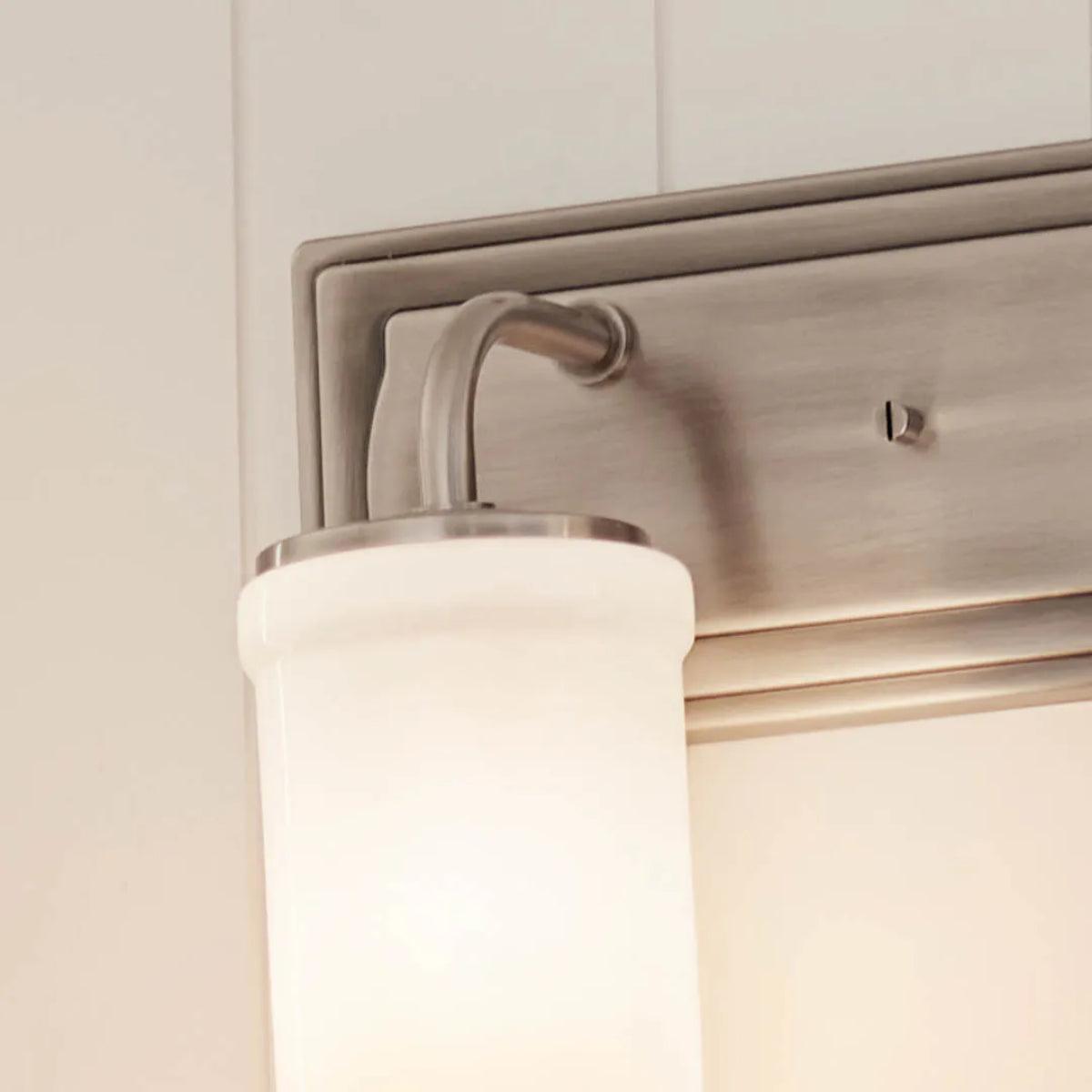 Vetivene 15 In 2-Lights Bathroom Vanity Light, Classic Pewter Finish - Bees Lighting