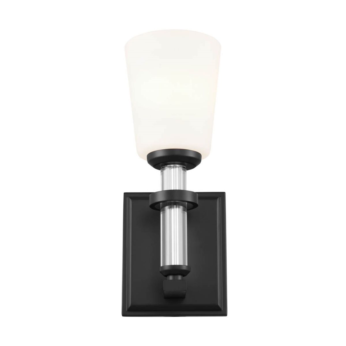 Rosalind 13 in. Armed Sconce Black finish - Bees Lighting