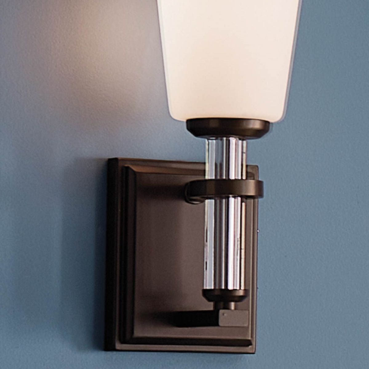 Rosalind 13 in. Armed Sconce Black finish - Bees Lighting