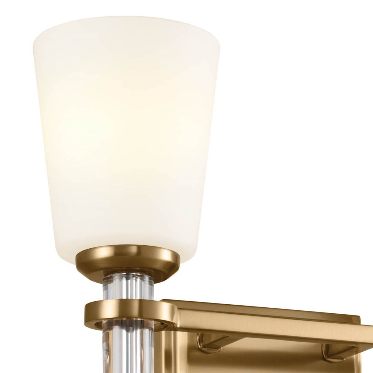 Rosalind 14 in. 2 Lights Vanity Light Brushed Brass finish - Bees Lighting
