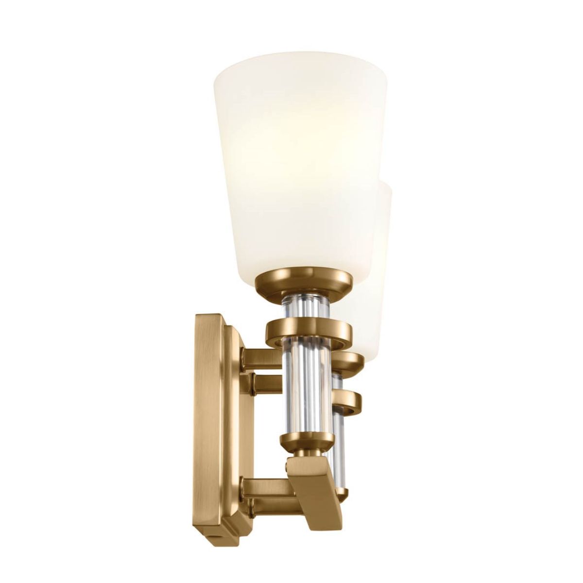 Rosalind 14 in. 2 Lights Vanity Light Brushed Brass finish - Bees Lighting