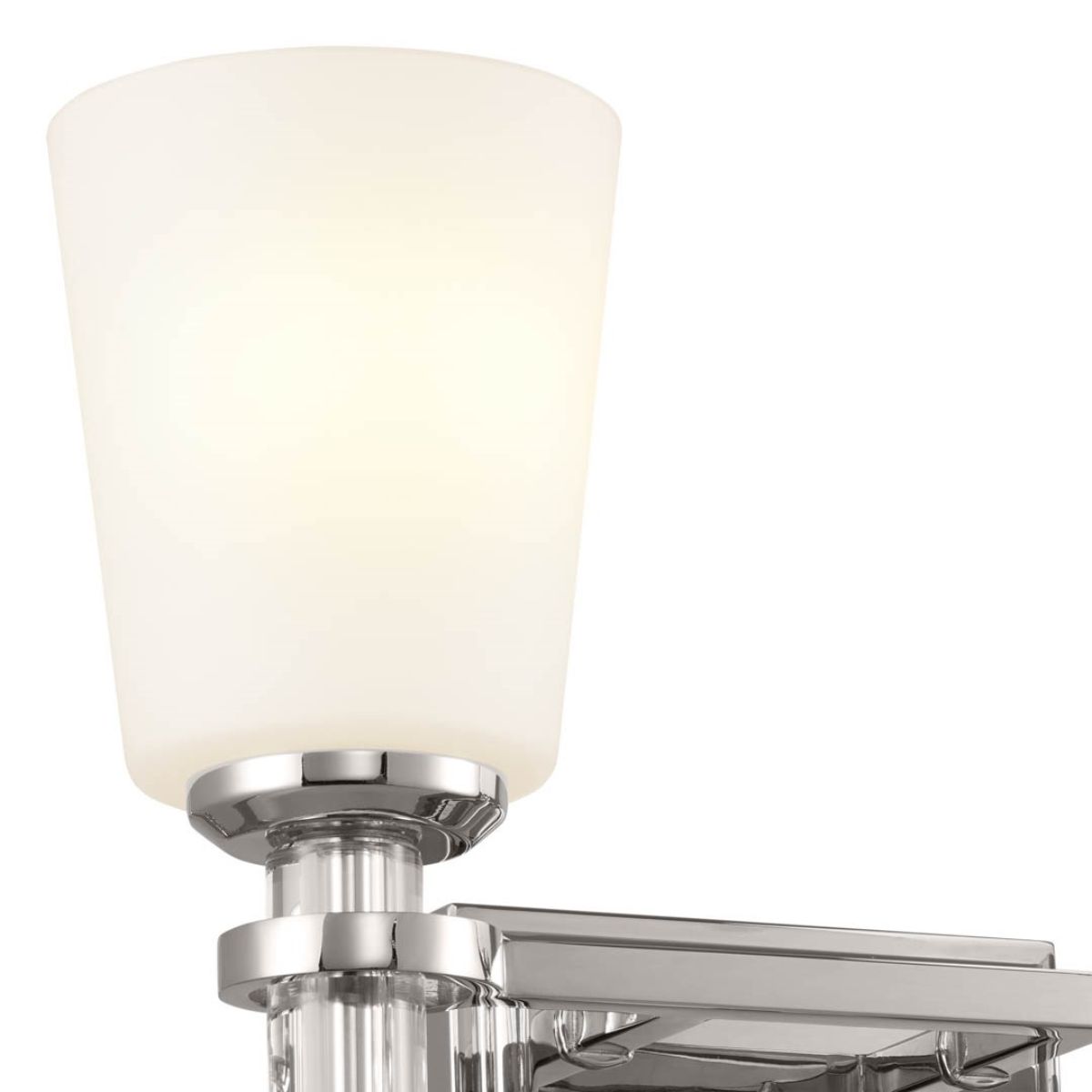 Rosalind 14 in. 2 Lights Vanity Light Polished Nickel finish - Bees Lighting
