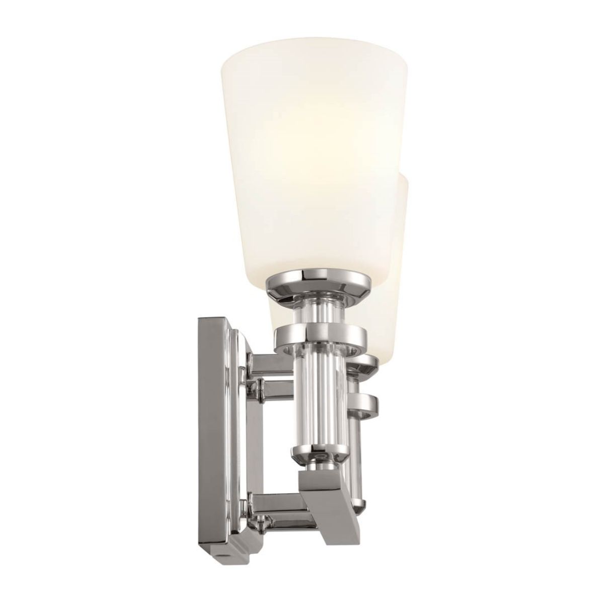 Rosalind 14 in. 2 Lights Vanity Light Polished Nickel finish - Bees Lighting