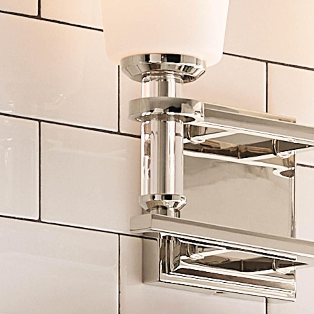 Rosalind 14 in. 2 Lights Vanity Light Polished Nickel finish - Bees Lighting