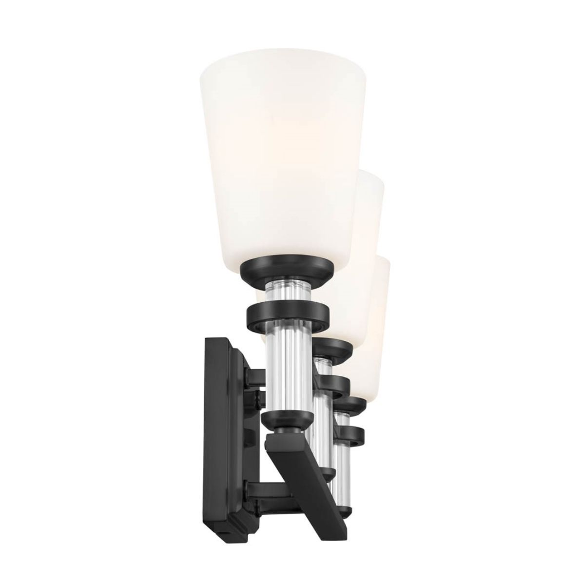 Rosalind 24 in. 3 Lights Vanity Light Black finish - Bees Lighting