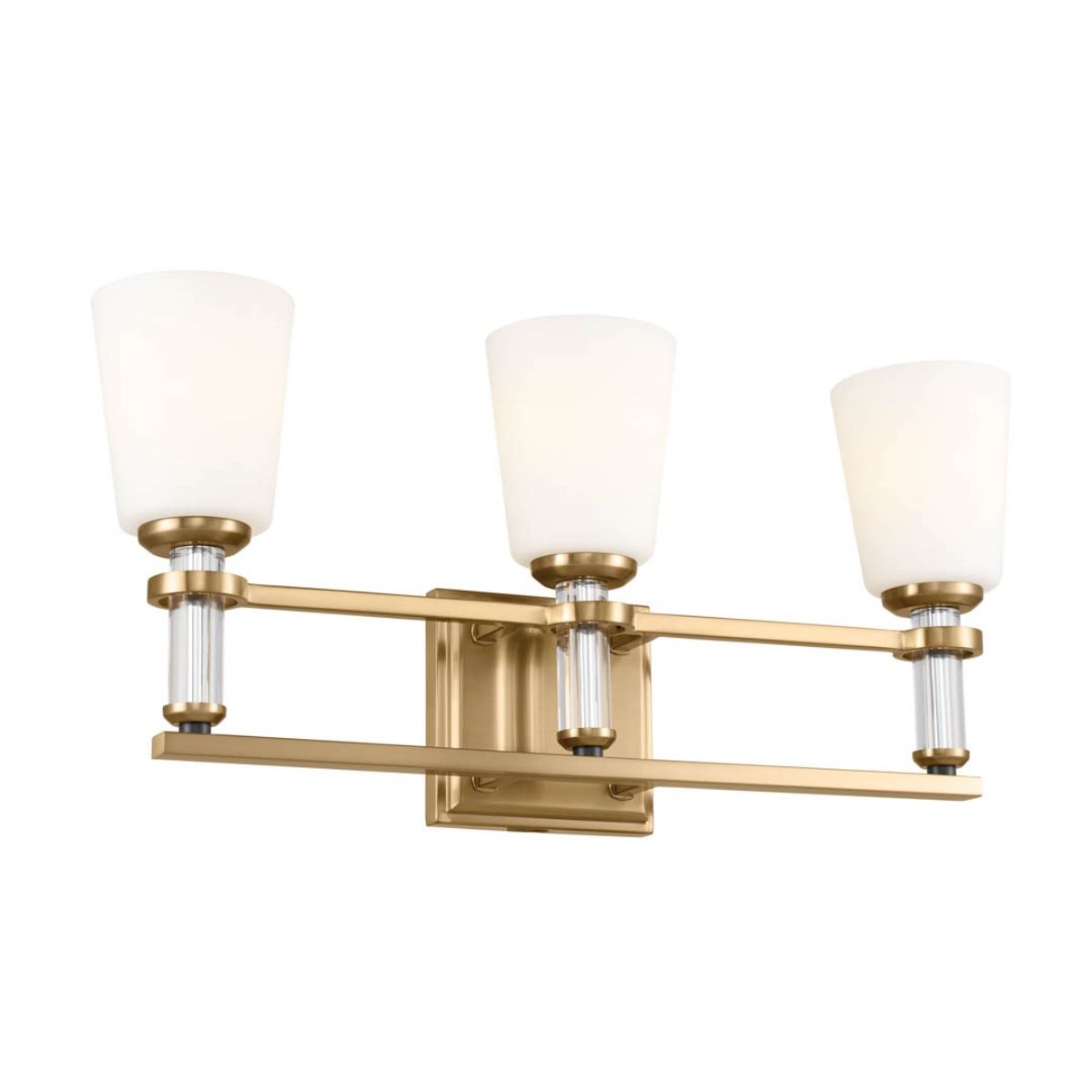 Rosalind 24 in. 3 Lights Vanity Light Brushed Brass finish - Bees Lighting