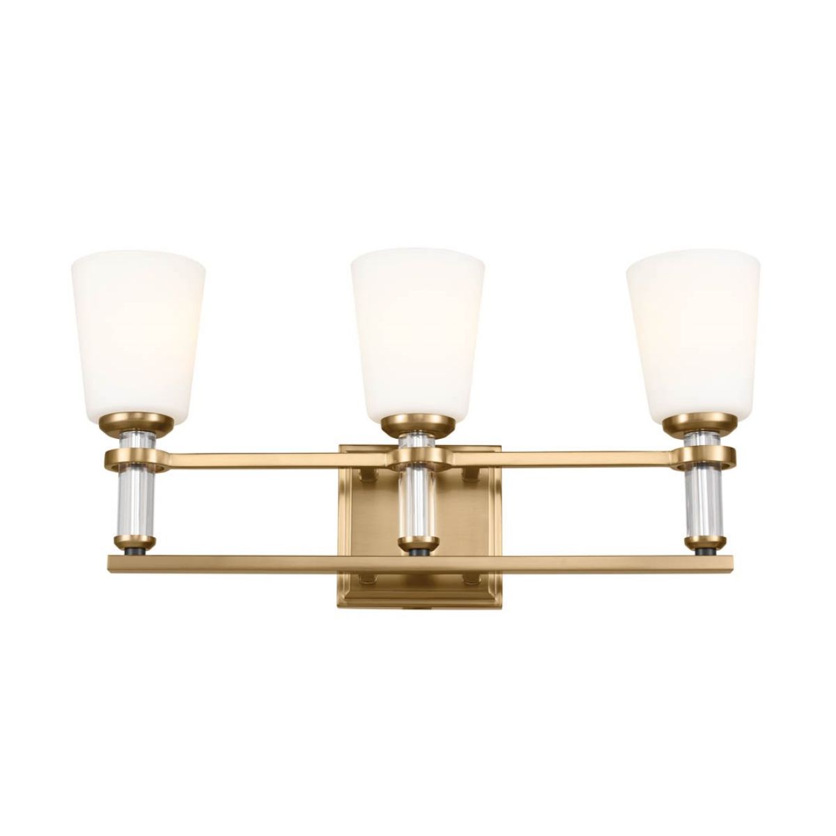 Rosalind 24 in. 3 Lights Vanity Light Brushed Brass finish - Bees Lighting