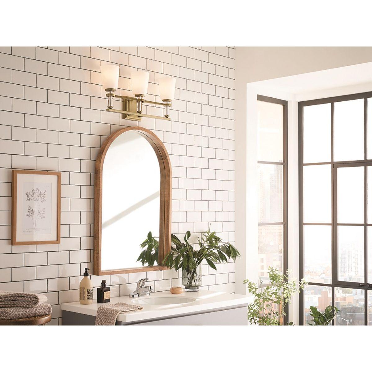 Rosalind 24 in. 3 Lights Vanity Light Brushed Brass finish - Bees Lighting