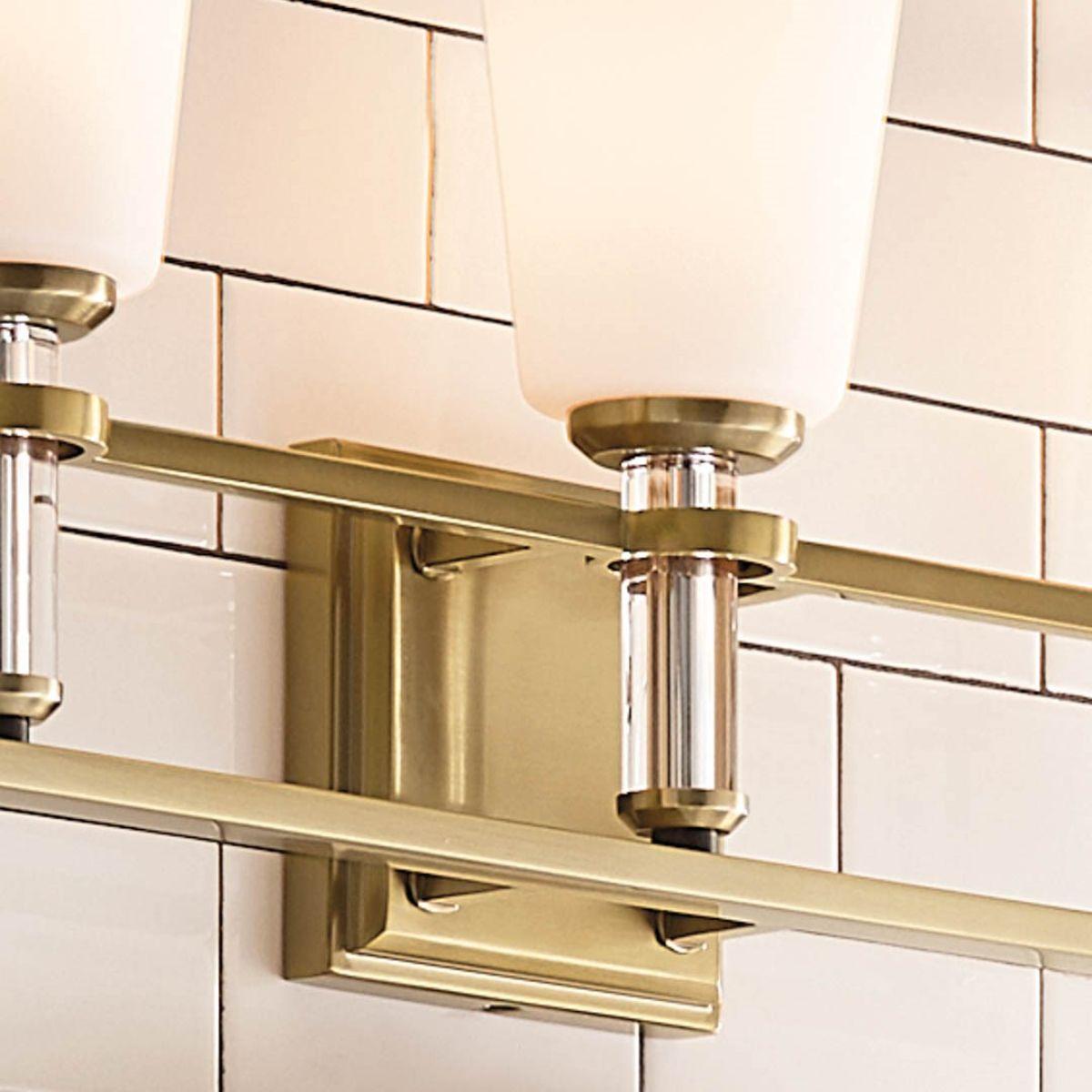 Rosalind 24 in. 3 Lights Vanity Light Brushed Brass finish - Bees Lighting