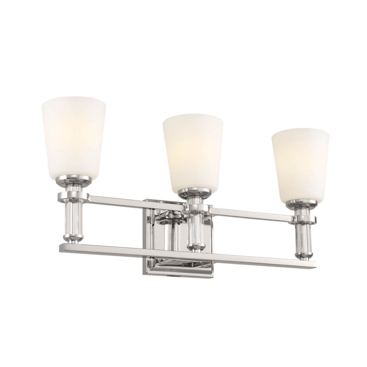 Rosalind 24 in. 3 Lights Vanity Light Polished Nickel finish - Bees Lighting
