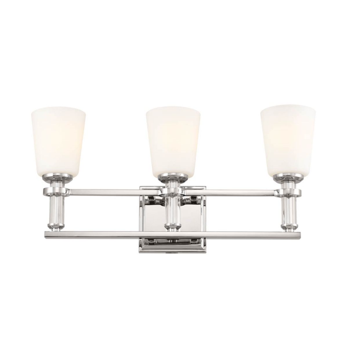 Rosalind 24 in. 3 Lights Vanity Light Polished Nickel finish - Bees Lighting