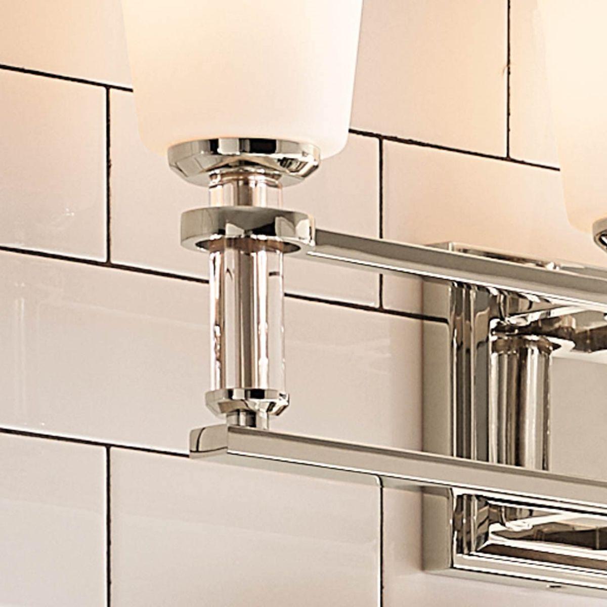 Rosalind 24 in. 3 Lights Vanity Light Polished Nickel finish - Bees Lighting