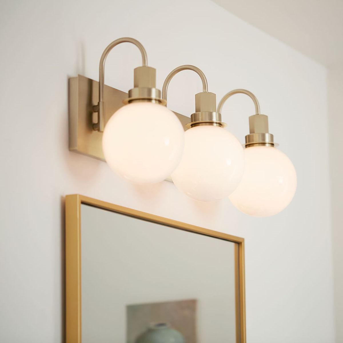 Hex 23 in. 3 Lights Vanity Light Champagne Bronze Finish - Bees Lighting