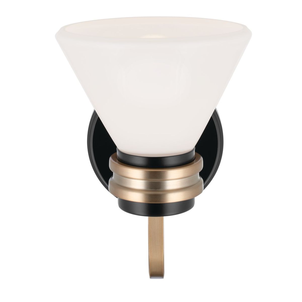 Farum 10 in. Armed Sconce Black Finish - Bees Lighting
