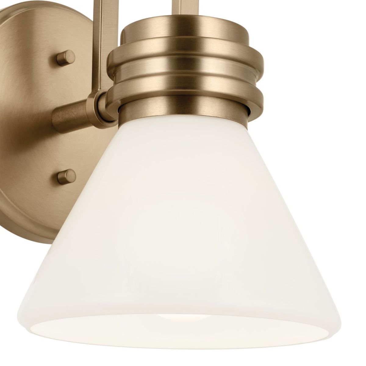 Farum 10 in. Armed Sconce Champagne Bronze Finish - Bees Lighting