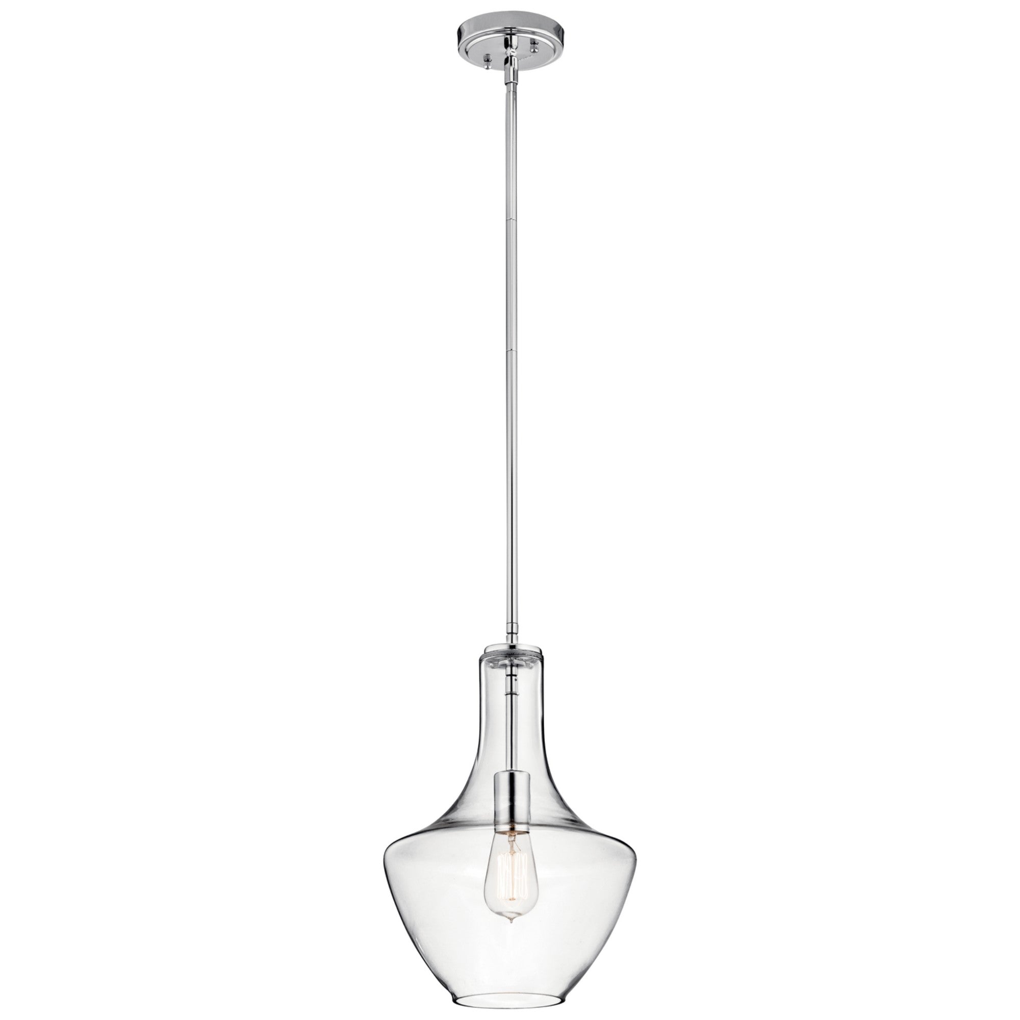 Everly 1-Light Bell Pendant Light - Bees Lighting