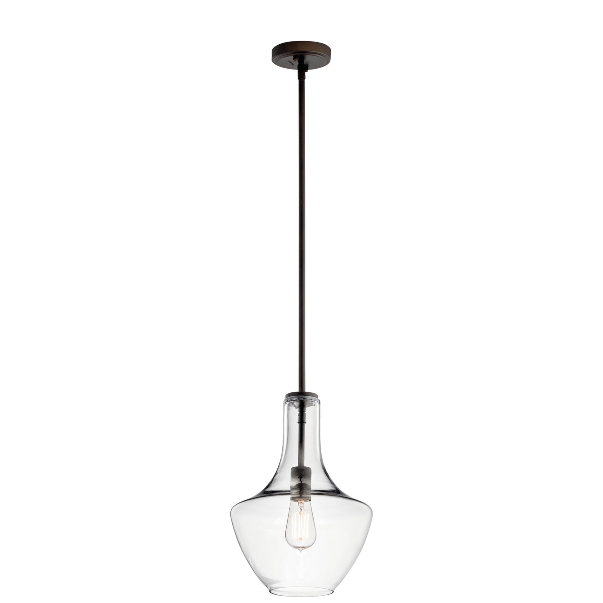 Everly 1-Light Bell Pendant Light - Bees Lighting