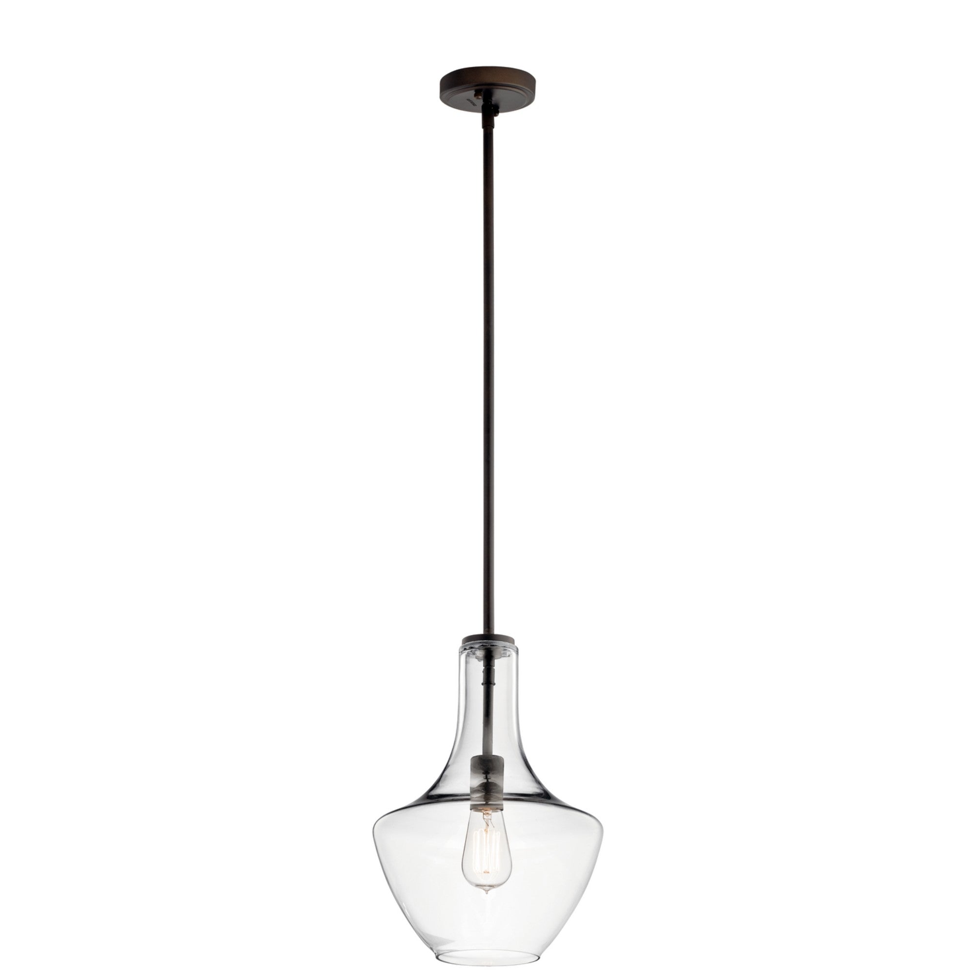 Everly 1-Light Bell Pendant Light - Bees Lighting