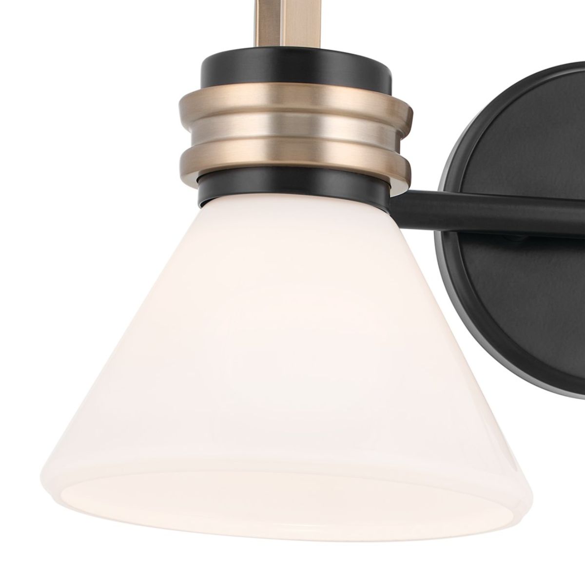 Farum 19 in. 2 Lights Vanity Light Black Finish - Bees Lighting