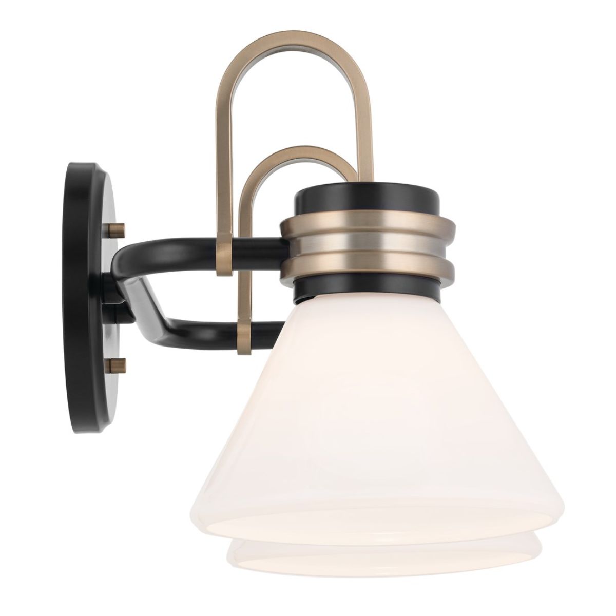 Farum 19 in. 2 Lights Vanity Light Black Finish - Bees Lighting