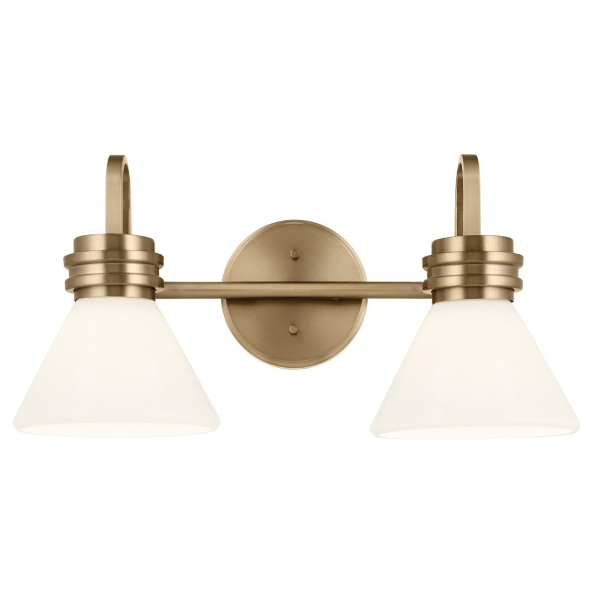Farum 19 in. 2 Lights Vanity Light Champagne Bronze Finish - Bees Lighting