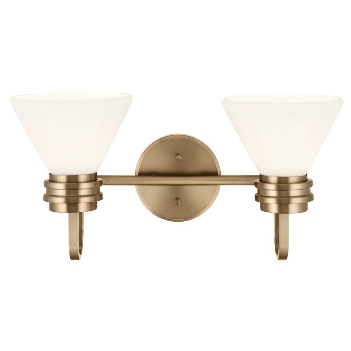 Farum 19 in. 2 Lights Vanity Light Champagne Bronze Finish - Bees Lighting