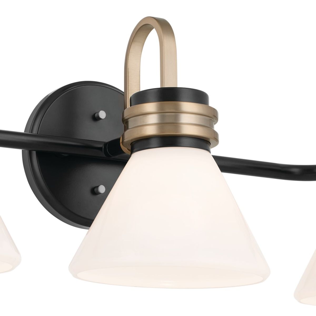 Farum 26 in. 3 Lights Vanity Light Black Finish - Bees Lighting