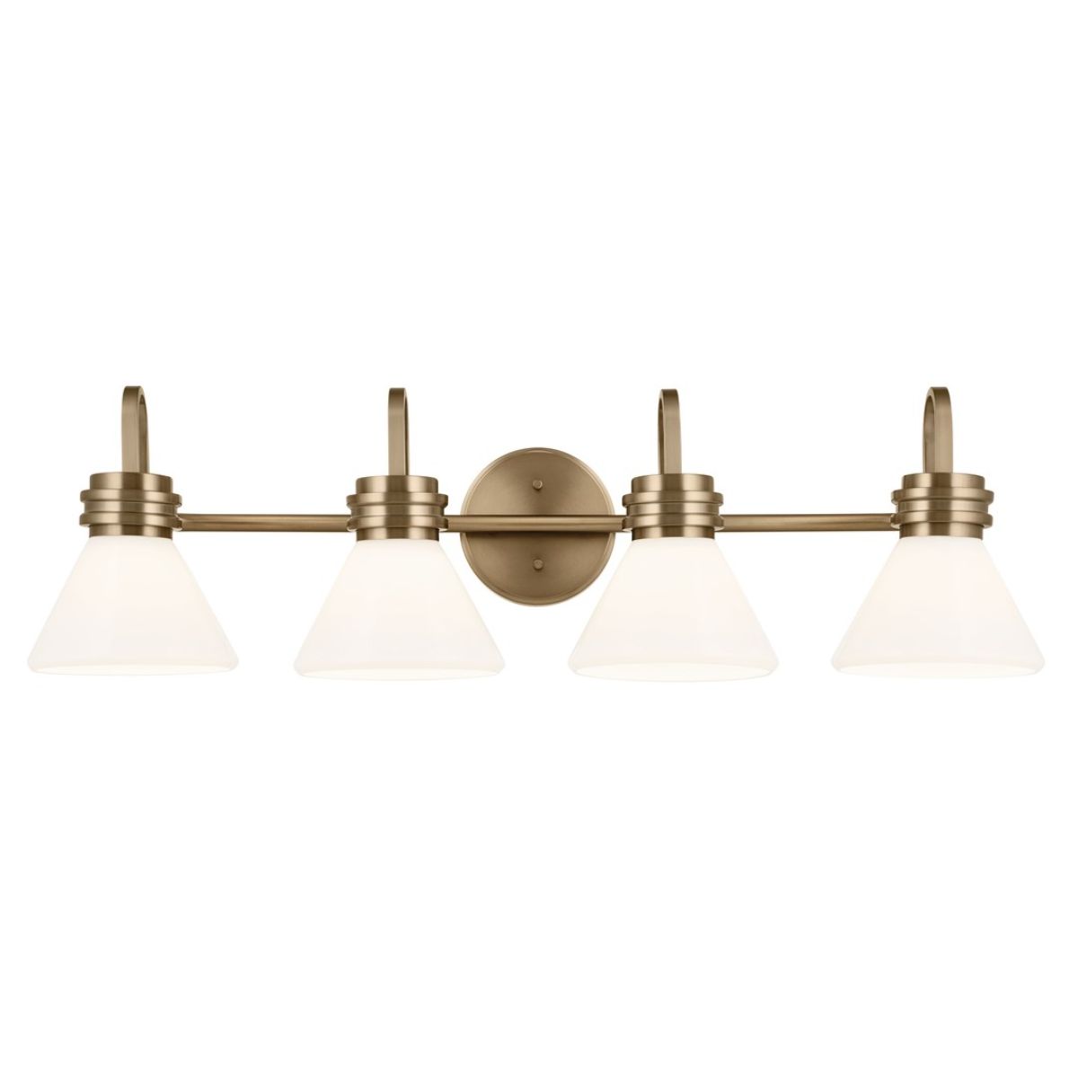 Farum 34 in. 4 Lights Vanity Light Champagne Bronze Finish - Bees Lighting
