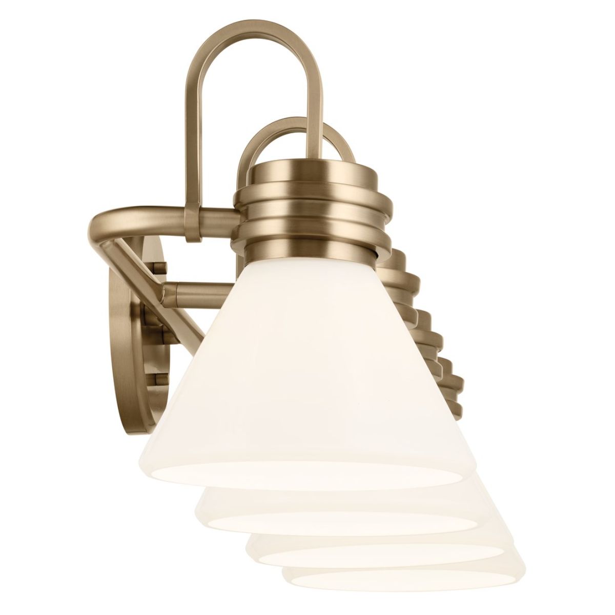 Farum 34 in. 4 Lights Vanity Light Champagne Bronze Finish - Bees Lighting