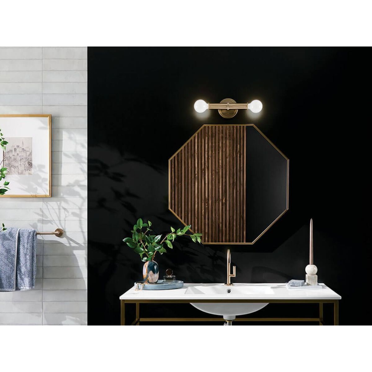 Torche 10 in. 2 Lights Wall Sconce - Bees Lighting