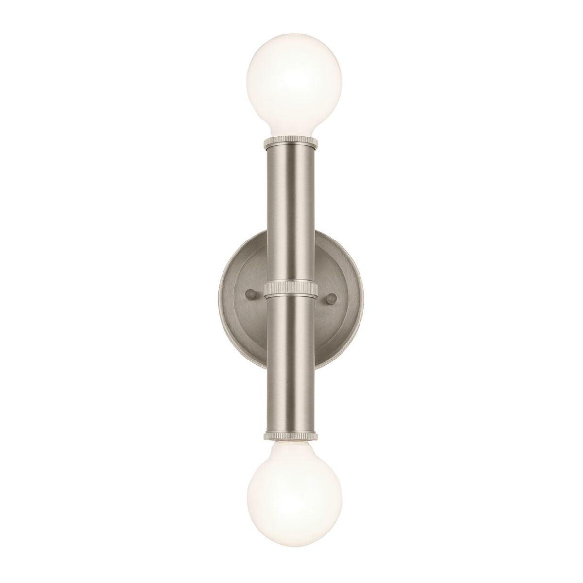 Torche 10 in. 2 Lights Wall Light Brushed Nickel Finish - Bees Lighting