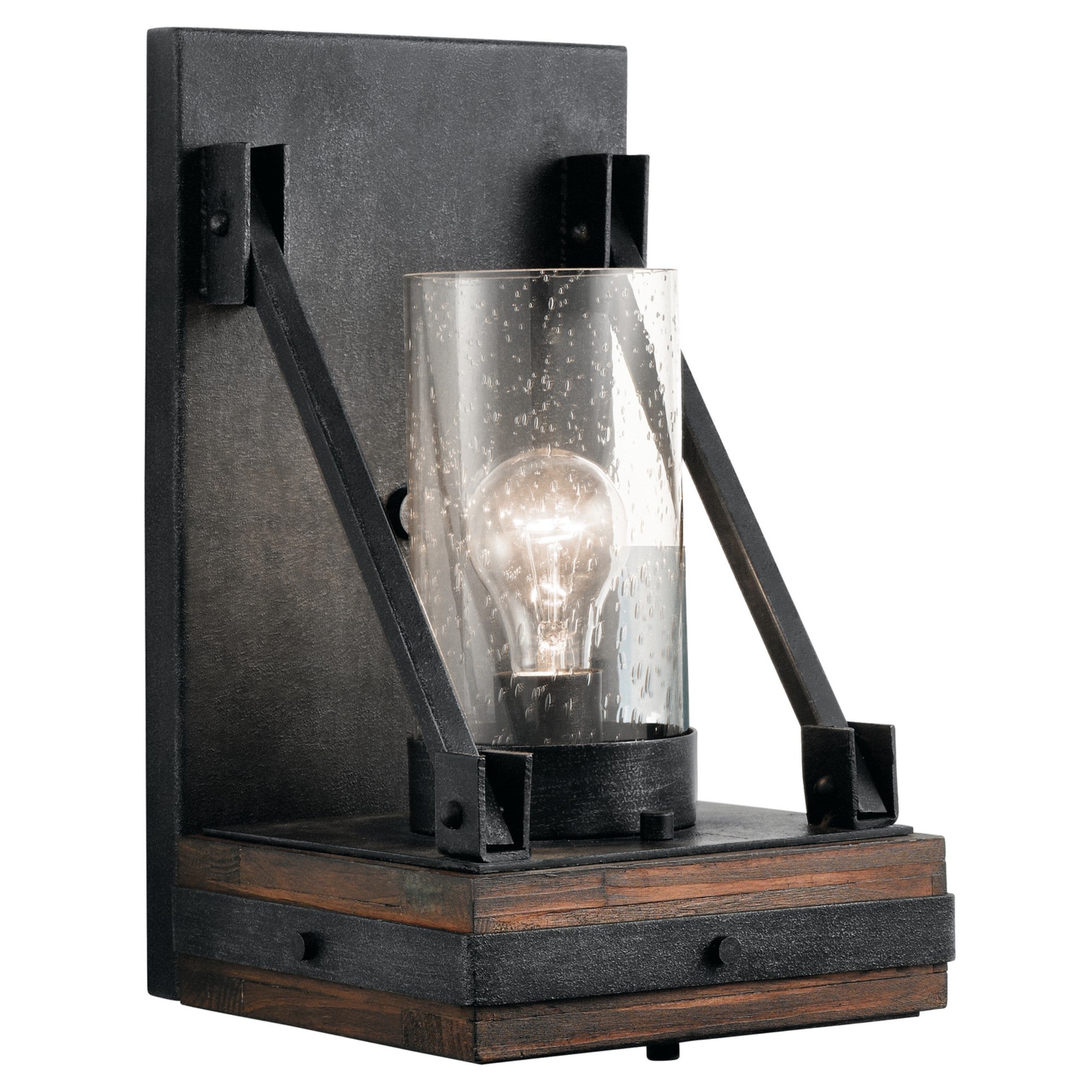 Colerne 15" Wall Sconce, Auburn Stained Finish - Bees Lighting