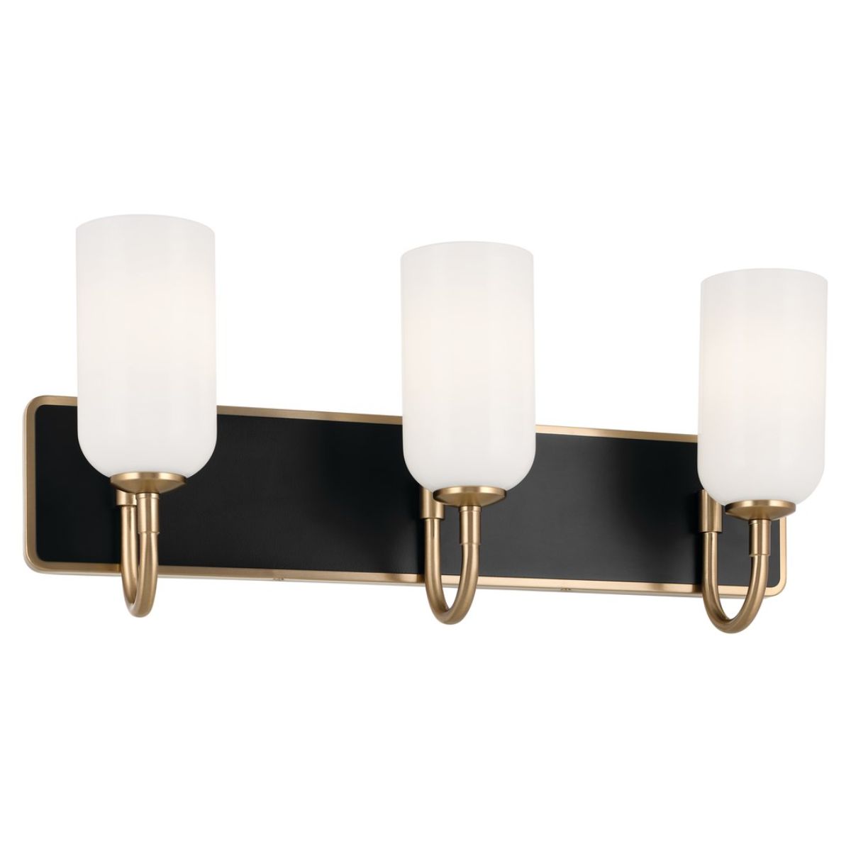 Solia 24 in. 3 Lights Vanity Light Champagne Bronze Finish - Bees Lighting