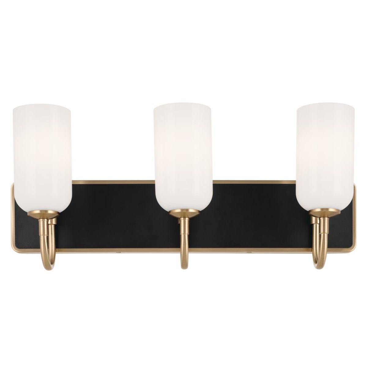 Solia 24 in. 3 Lights Vanity Light Champagne Bronze Finish - Bees Lighting