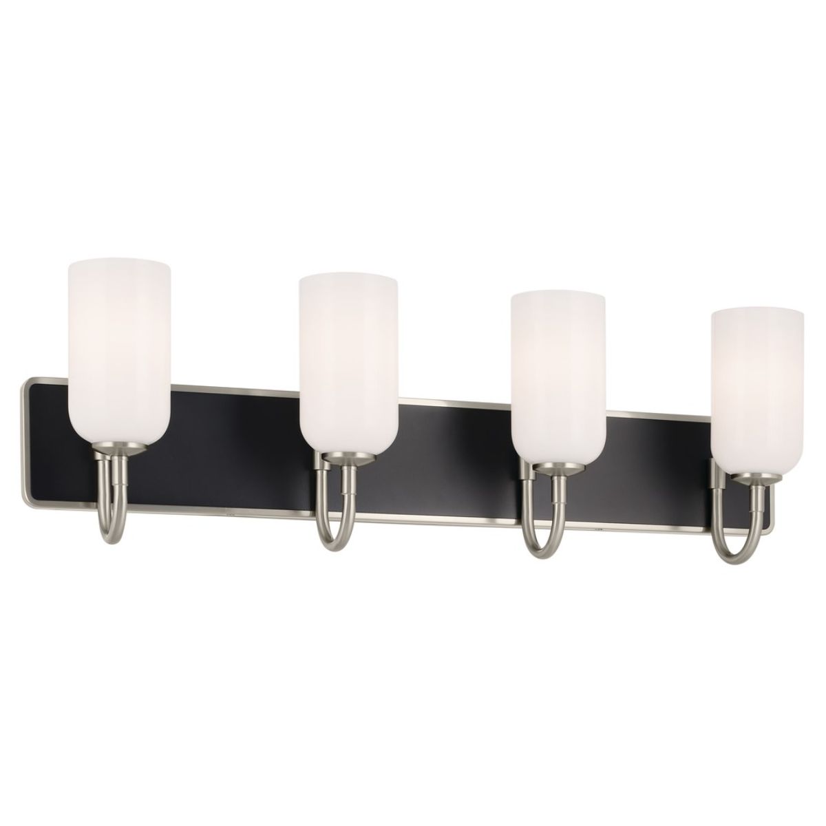 Solia 32 in. 4 Lights Vanity Light Brushed Nickel Finish - Bees Lighting