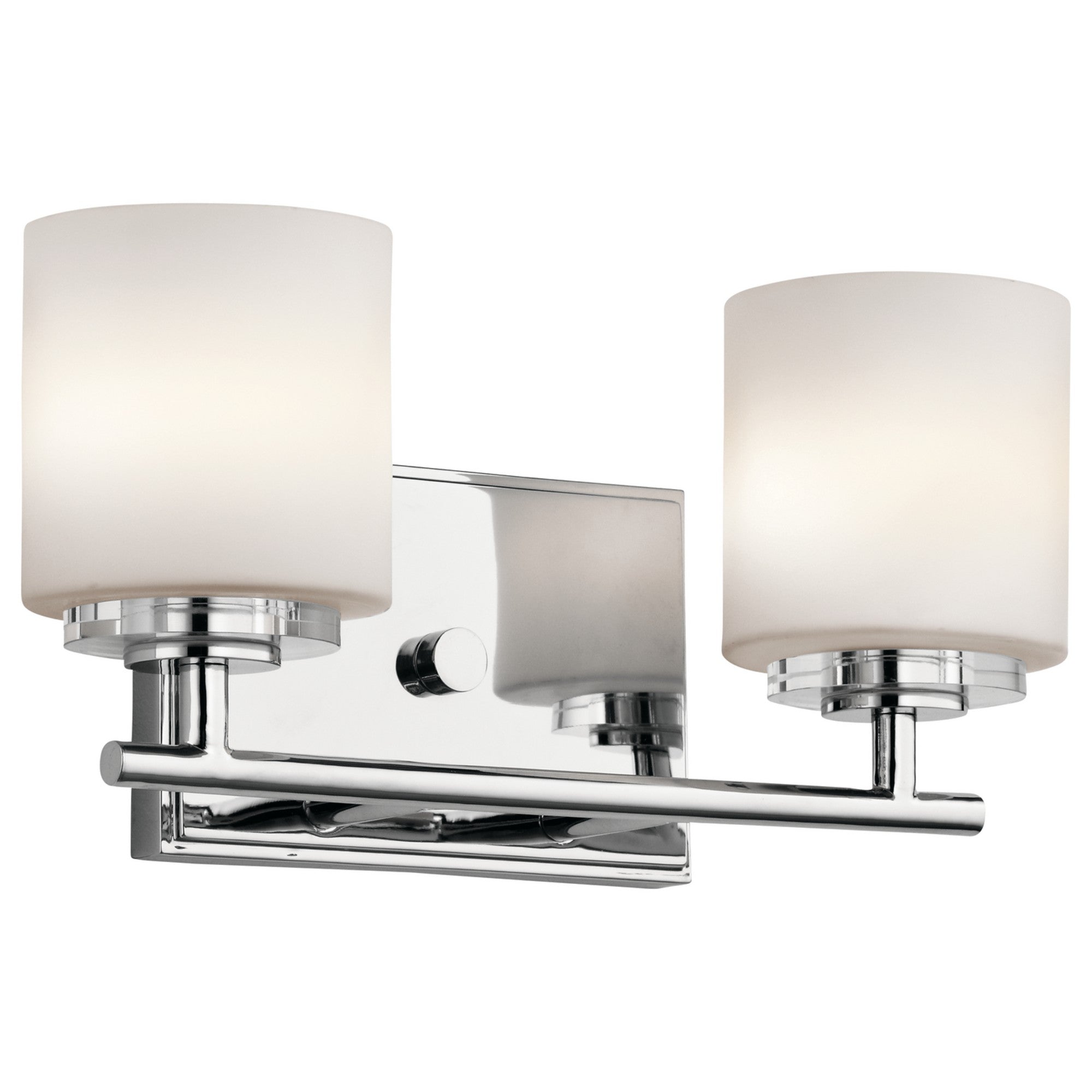O Hara 13" 2-Light Bath Vanity Light, Chrome Finish - Bees Lighting