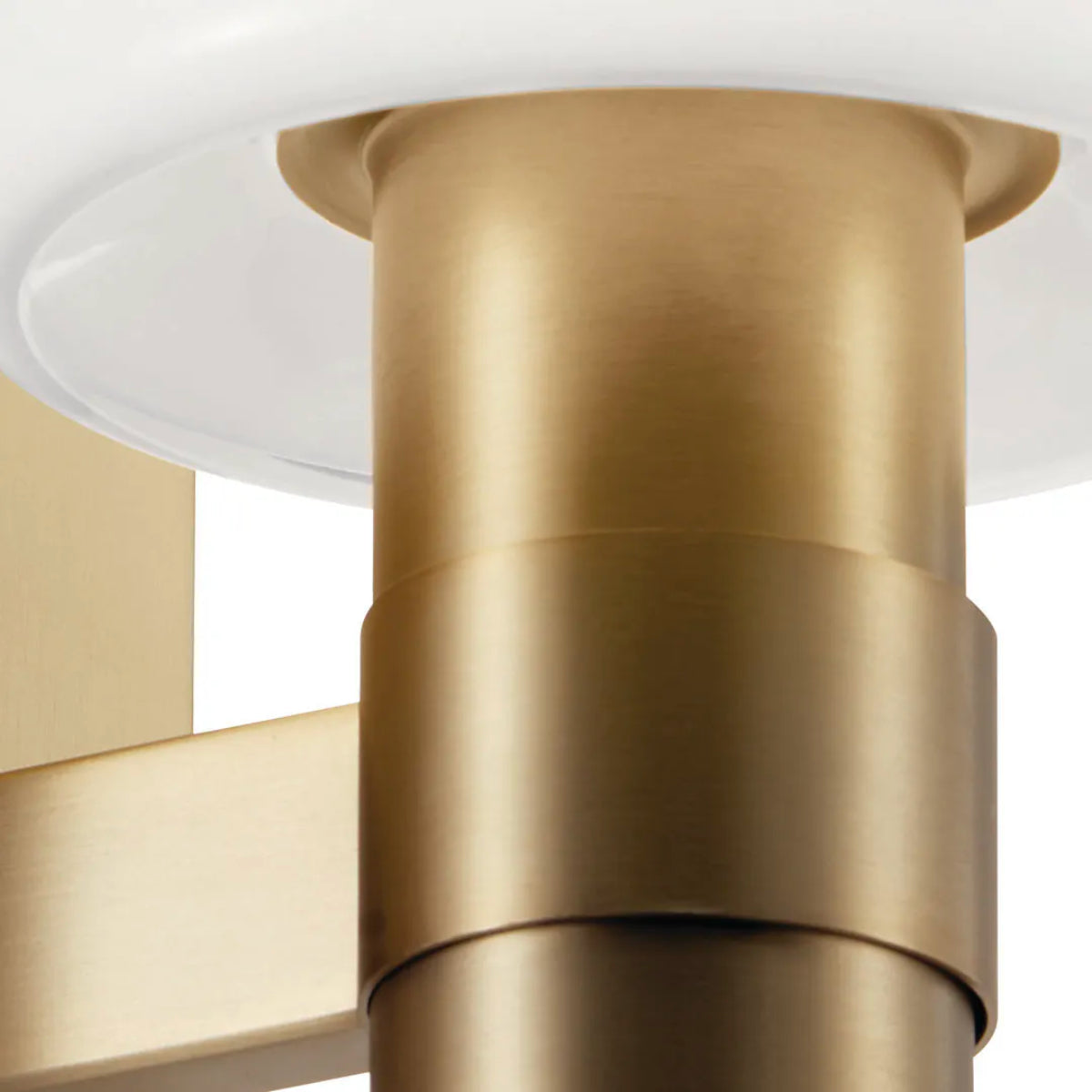 Adani 14 In 2-Lights Bathroom Vanity Light With Opal Glass, Bronze Finish - Bees Lighting