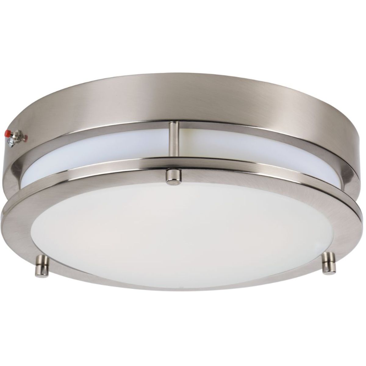 Linear LED 4 in. LED Flush Mount Light Nickel Finish